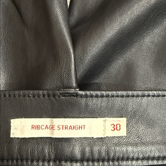 Levi's Premium Women's Faux Leather
Ribcage Straight Leg Pants Black Size 30 - Picture 6 of 10